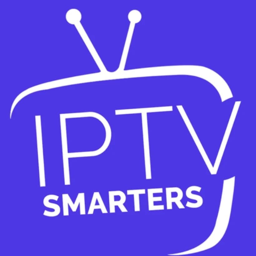 IPTV Smarters-appens blå ikon i tv'ets app-butik